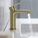 Tay Brushed Brass Basin Mixer Tap