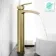 Spey Brushed Brass High Rise Basin Mixer Tap