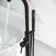 Trent Matt Black Freestanding Bath Shower Mixer Tap