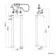 Cherwell Chrome Freestanding Bath Shower Mixer Tap