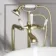 Beauly Brushed Brass Freestanding Bath Shower Mixer Tap