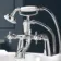 Nairn Traditional Chrome Bath Shower Mixer Tap