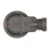 Wirquin Slim 90mm Shower Waste - Matt Black Dome