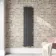 Faro Anthracite Single Flat Panel Vertical Radiator 1600x350mm