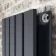 Faro Anthracite Double Flat Panel Vertical Radiator 1600x350mm