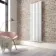 Faro White Double Flat Panel Vertical Radiator 1800x560mm