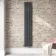 Faro Anthracite Double Flat Panel Vertical Radiator 1800x280mm