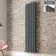 Faro Anthracite Double Flat Panel Vertical Radiator 1800x420mm