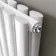 Marbella White Double Oval Panel Radiator 1800x240mm
