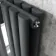 Marseille Anthracite Double Vertical Mirror Radiator 1800x500mm
