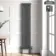 Athens Anthracite Double Column Vertical Traditional Radiator 1800x380mm
