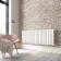 Faro White Single Flat Panel Horizontal Radiator 600x1610mm