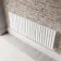 Faro White Single Flat Panel Horizontal Radiator 600x1610mm