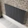 Faro Anthracite Single Flat Panel Horizontal Radiator 600x980mm