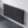 Marbella Anthracite Double Oval Panel Radiator 600x1200mm