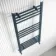 Barcelona Inky Blue Straight Heated Towel Rail 1000x500mm