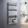 Santorini Chrome Flat Panel Heated Towel Rail 1400x600mm