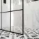 Munich Matt Black Grid Easy Clean 8mm Wet Room Shower Glass Panel 1200mm