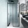 Oslo Matt Black Premium Easy Clean 8mm Sliding Shower Door 1000mm