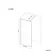 Munich Brushed Brass Framed Easy Clean 8mm Wet Room Shower Glass Panel 900mm