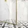 Munich Brushed Brass Framed Easy Clean 8mm Wet Room Shower Glass Panel 1000mm