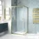 London Brushed Brass 6mm Corner Entry Shower Enclosure 900x900mm