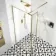 Munich Brushed Brass Framed Easy Clean 8mm Wet Room Shower Glass Return Panel 250mm
