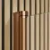 Linz Easy Clean 6mm Brushed Copper Bath Screen - 800mm