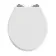 Enid Traditional Gloss White Wooden Soft Close Toilet Seat