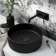 Louisiana Matt Black Round Counter Top Basin 355mm