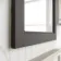 Graphite Grey Bathroom Mirror 700x500mm