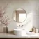 Essence Brushed Brass Round Bathroom Mirror 600mm