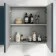 Navy Blue Mirror Cabinet 600mm