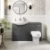 Capri Slate Grey Back To Wall Toilet Unit 600mm
