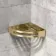 Ivy Brushed Brass Corner Soap Basket