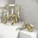 Cherwell Traditional Brushed Brass Basin & Bath Mixer Tap Set