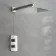 Galway Premium Chrome Square Thermostatic Shower Set - 300mm Head