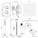 Galway Premium Ceiling Chrome Square Thermostatic Shower Set - 300mm Head & Hand Shower