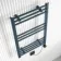 Barcelona Electric Inky Blue Straight Heated Towel Rail 800x500mm