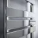 Santorini Electric Chrome Flat Panel Heated Towel Rail 1400x450mm