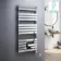 Santorini Electric Chrome Flat Panel Heated Towel Rail 1400x600mm