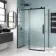 Oslo Matt Black Premium Easy Clean 8mm Sliding Shower Enclosure 1400x800mm