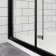 London Matt Black 6mm Bifold Shower Enclosure 900x700mm