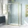 London Brushed Brass 6mm Sliding Shower Enclosure 1000x800mm