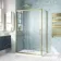 London Brushed Brass 6mm Sliding Shower Enclosure 1200x700mm
