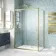 London Brushed Brass 6mm Sliding Shower Enclosure 1200x900mm