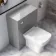 Harper Stone Grey Back To Wall Unit And Atlanta Toilet