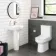 Denver Close Coupled Toilet With Soft Close Slim Seat