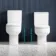 Portland Comfort Height Close Coupled Toilet With Soft Close Seat