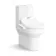 Denver Rimless Fully Back to Wall Close Coupled Toilet With Smart Bidet Seat
